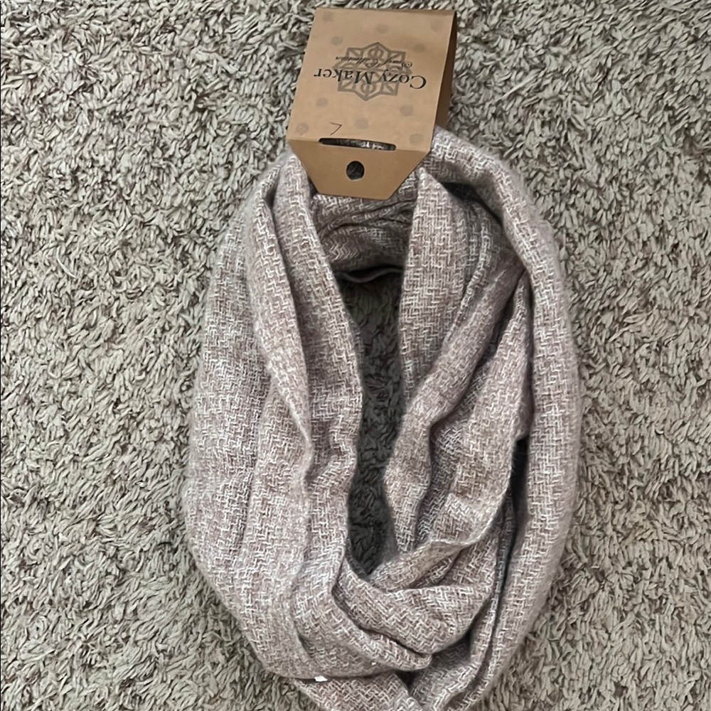 Cozy Gray Infinity Scarf